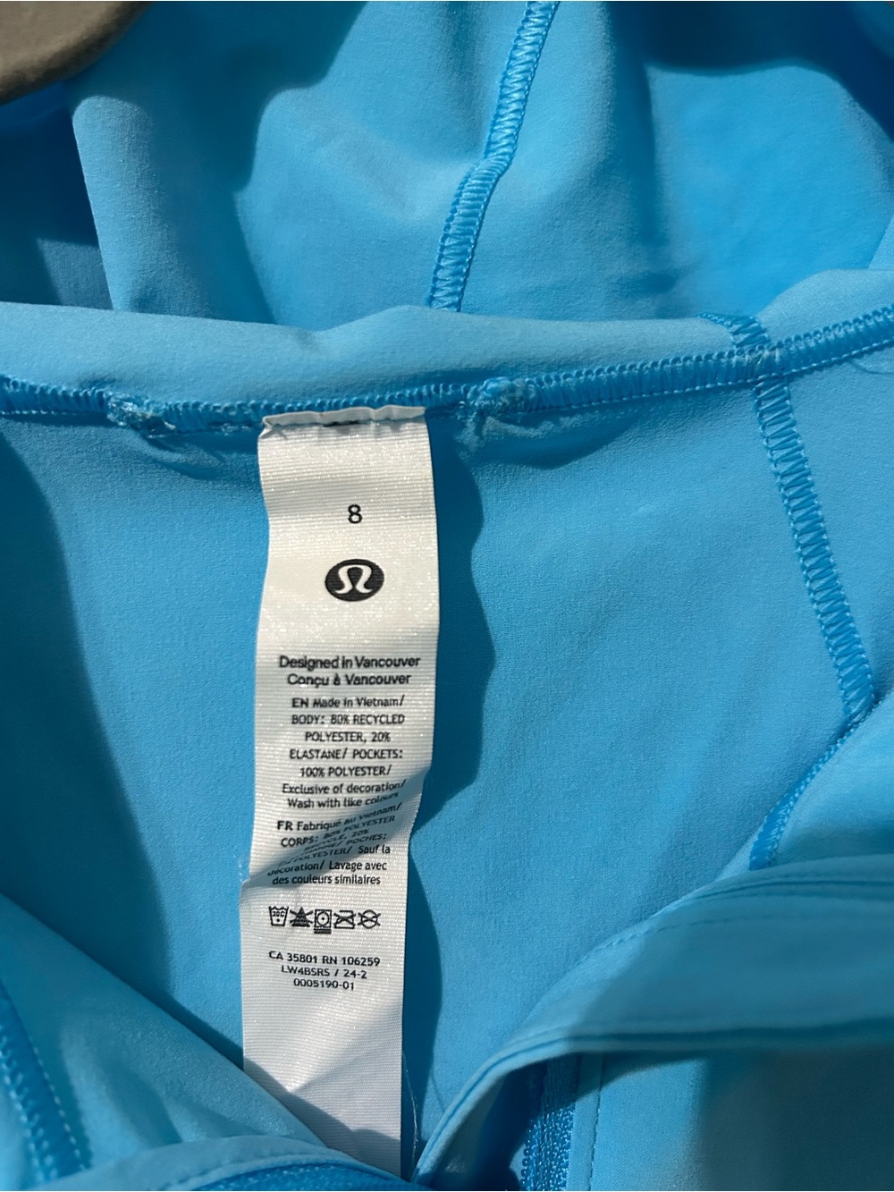 lululemon athletica Bright Aqua Performance Jacket